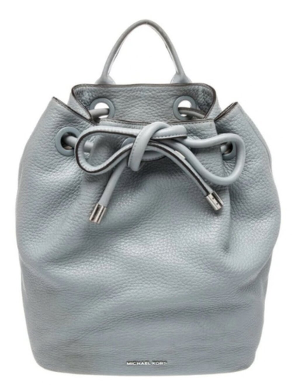 Michael Michael Kors Large Backpack Blue Leather